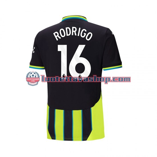 Manchester City RODRIGO 16 Away Football Shirts 2024-2025 Gentleman Short Sleeves