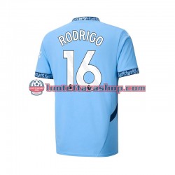 Manchester City RODRIGO 16 Home Football Shirts 2024-2025 Gentleman Short Sleeves