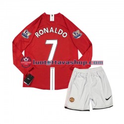 Manchester United Cristiano Ronaldo 7 Children Home Football Shirts Retro 2007 Long Sleeves