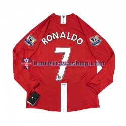 Manchester United Cristiano Ronaldo 7 Home Football Shirts Retro 2007 Gentleman Long Sleeves