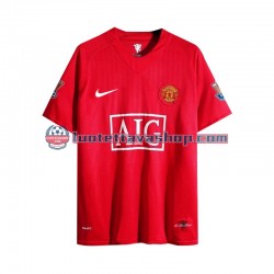 Manchester United Home Football Shirts Retro 2007 Gentleman Long Sleeves