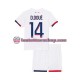 Paris Saint Germain Desire Doue 14 Children Away Football Shirts 2024-2025 Short Sleeves
