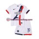Paris Saint Germain Ousmane Dembele 10 Children Away Football Shirts 2024-2025 Short Sleeves