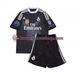 Real Madrid Children Third Football Shirts Retro 2014 Short Sleeves
