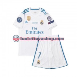 Real Madrid Cristiano Ronaldo 7 Children Home Football Shirts Retro 2017 Short Sleeves