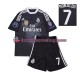 Real Madrid Cristiano Ronaldo 7 Children Third Football Shirts Retro 2014 Short Sleeves