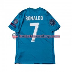 Real Madrid Cristiano Ronaldo 7 Third Football Shirts Retro 2017 Gentleman Short Sleeves