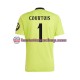 Real Madrid Goalkeeper COURTOIS 1 Third Football Shirts 2024-2025 Gentleman Short Sleeves