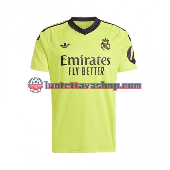 Real Madrid Goalkeeper COURTOIS 1 Third Football Shirts 2024-2025 Gentleman Short Sleeves