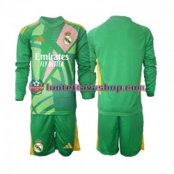 Real Madrid Goalkeeper Children Third Football Shirts 2024-2025 Long Sleeves