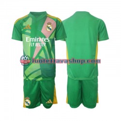 Real Madrid Goalkeeper Children Third Football Shirts 2024-2025 Short Sleeves