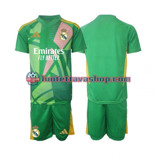 Real Madrid Goalkeeper Children Third Football Shirts 2024-2025 Short Sleeves