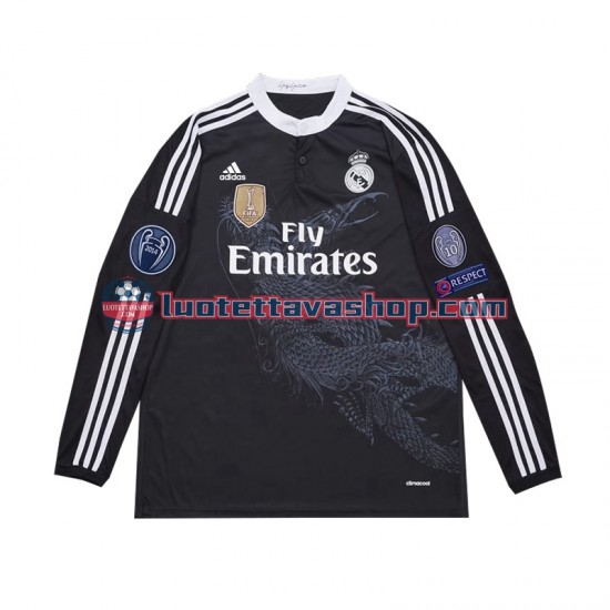 Real Madrid Third Football Shirts Retro 2014 Gentleman Long Sleeves