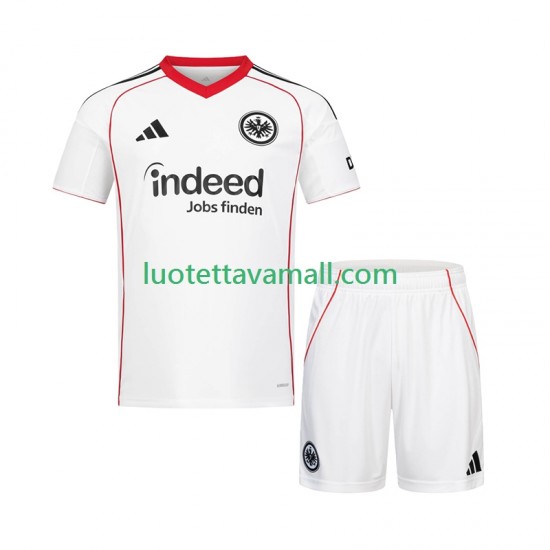 Lapset Eintracht Frankfurt 2025-2026 Lyhythihainen Fanipaita ,Vieras