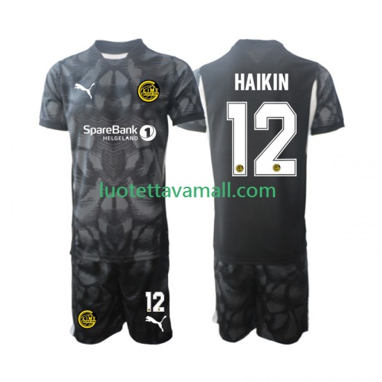 Lapset FK Bodø/Glimt  Maalivahdin Nikita Haikin 12 2025 Lyhythihainen Fanipaita ,Koti