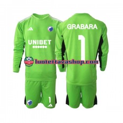 Lapset FC Copenhagen Maalivahdin GRABARA 1 2023-2024 Pitkähihainen Fanipaita ,Neljäs