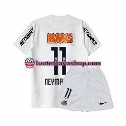 Lapset Santos Neymar JR 11 Retro 2011-2012 Lyhythihainen Fanipaita ,Koti