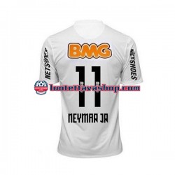 Miehet Santos Neymar JR 11 Retro 2011-2012 Lyhythihainen Fanipaita ,Koti