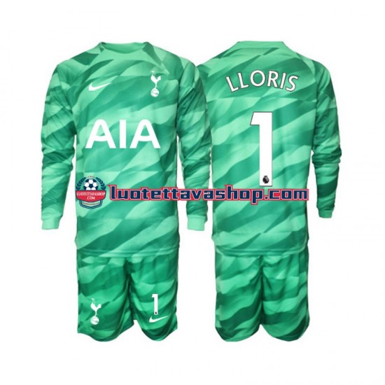 Lapset Tottenham Hotspur Maalivahdin Hugo Lloris 1 2023-2024 Pitkähihainen Fanipaita ,Kolmas