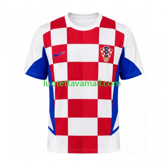 Miehet Kroatia Retro 2002 Lyhythihainen Fanipaita ,Koti