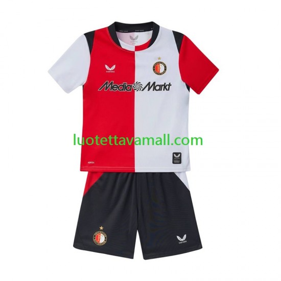 Lapset Feyenoord Rotterdam 2026-2027 Lyhythihainen Fanipaita ,Koti