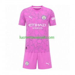 Lapset Manchester City Maalivahdin 2026-2027 Lyhythihainen Fanipaita ,Vieras