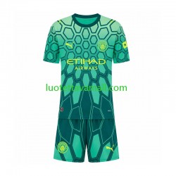 Lapset Manchester City Maalivahdin 2026-2027 Lyhythihainen Fanipaita ,Koti