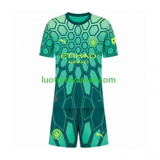 Lapset Manchester City Maalivahdin 2026-2027 Lyhythihainen Fanipaita ,Koti