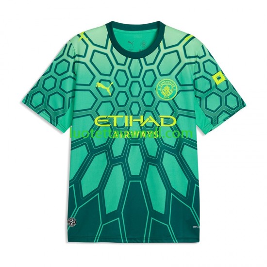 Miehet Manchester City Maalivahdin 2026-2027 Lyhythihainen Fanipaita ,Koti
