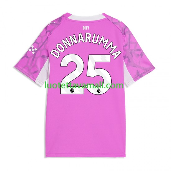 Miehet Manchester City Maalivahdin Gianluigi Donnarumma 25 2026-2027 Lyhythihainen Fanipaita ,Vieras
