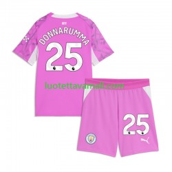 Lapset Manchester City Maalivahdin Gianluigi Donnarumma 2026-2027 Lyhythihainen Fanipaita ,Vieras