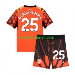 Lapset Manchester City Maalivahdin Gianluigi Donnarumma 2026-2027 Lyhythihainen Fanipaita ,Kolmas