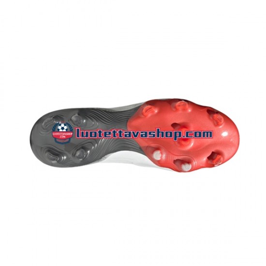 Adidas COPA SENSE FG White Gnist Punainen Harmaa Valkoinen Jalkapallokengät