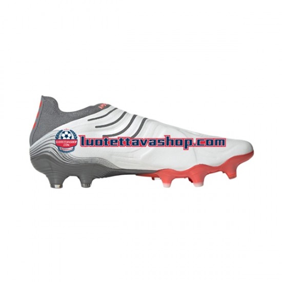 Adidas COPA SENSE FG White Gnist Punainen Harmaa Valkoinen Jalkapallokengät
