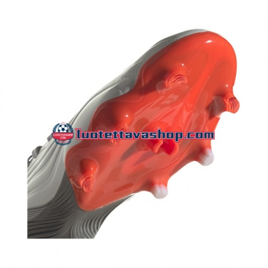 Adidas COPA SENSE.1 FG White Gnist Punainen Harmaa Valkoinen Jalkapallokengät