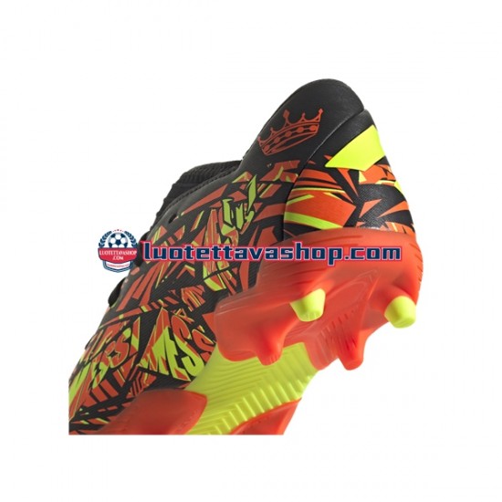 Adidas Nemeziz Messi.3 FG J Oranssi Keltainen Musta Jalkapallokengät
