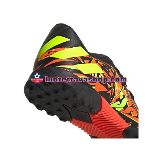 Adidas Nemeziz Messi.3 TF Oranssi Keltainen Musta Jalkapallokengät