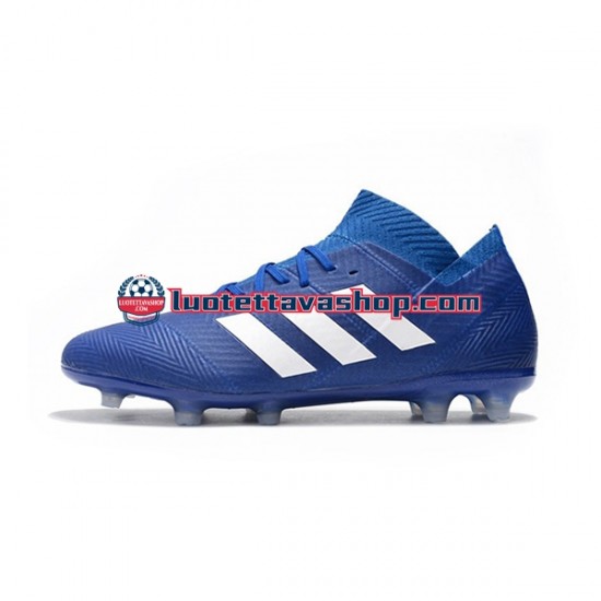 Adidas Nemeziz8.1 FG Sininen Valkoinen Jalkapallokengät