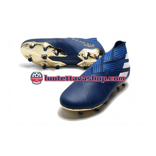 Adidas Nemeziz9 FG Sininen Valkoinen Musta Jalkapallokengät