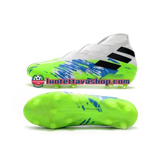 Adidas Nemeziz9 FG Sininen Valkoinen Vihreä Jalkapallokengät