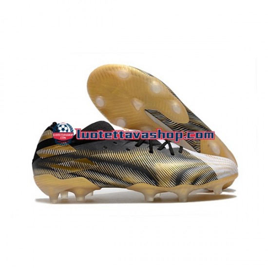 Adidas Nemeziz9.1 FG Atmospheric d Keltainen Valkoinen Musta Jalkapallokengät