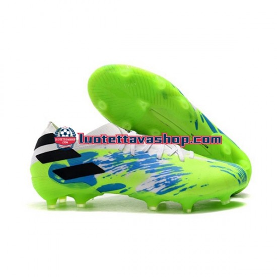 Adidas Nemeziz9.1 FG Sininen Vihreä Musta Jalkapallokengät