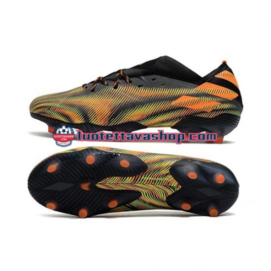 Adidas Nemeziz9.1 FG Vaaleanpunainen Vihreä Musta Jalkapallokengät