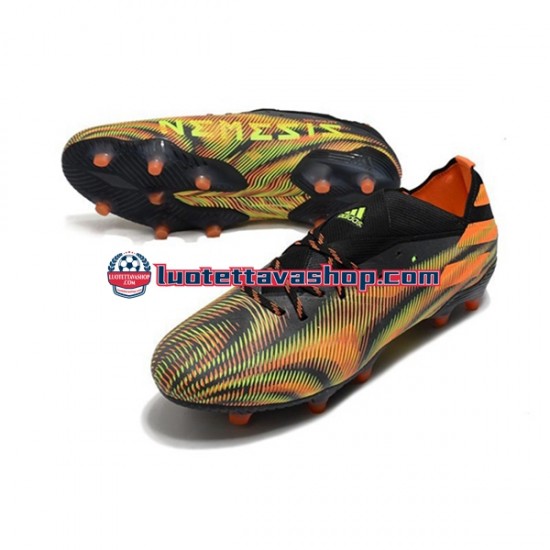 Adidas Nemeziz9.1 FG Vaaleanpunainen Vihreä Musta Jalkapallokengät