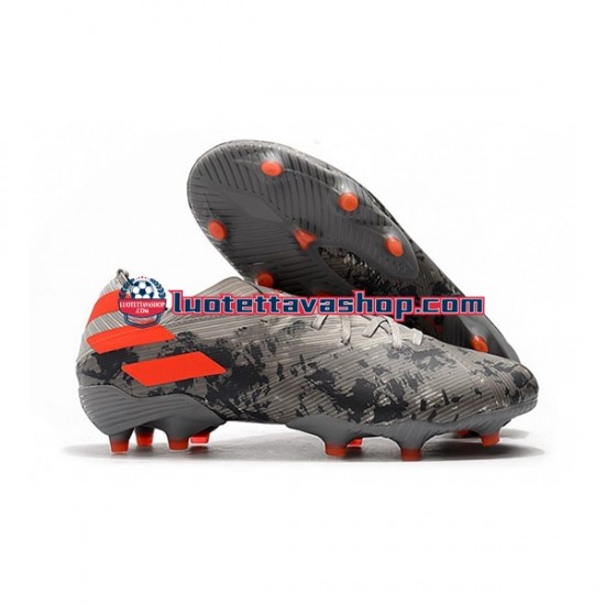 Adidas Nemeziz9.1 FG Harmaa Oranssi Valkoinen Jalkapallokengät