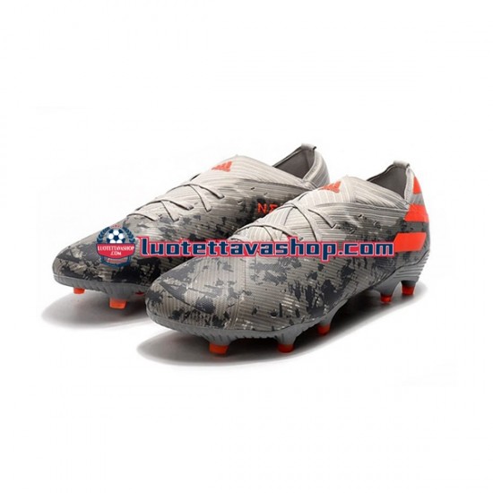 Adidas Nemeziz9.1 FG Harmaa Oranssi Valkoinen Jalkapallokengät