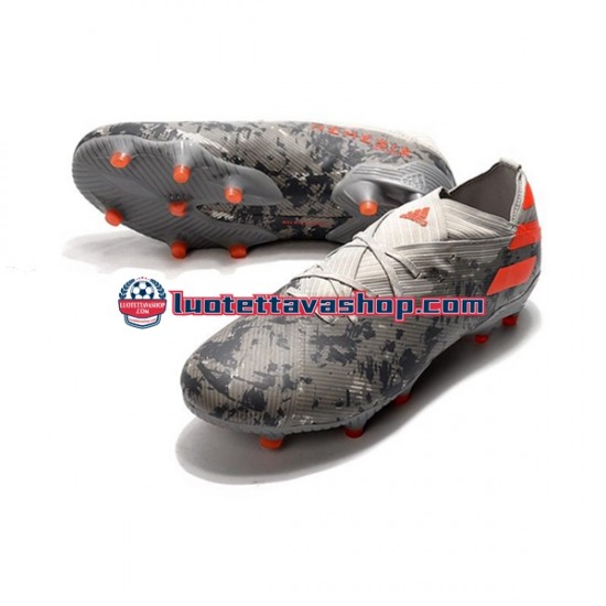 Adidas Nemeziz9.1 FG Harmaa Oranssi Valkoinen Jalkapallokengät
