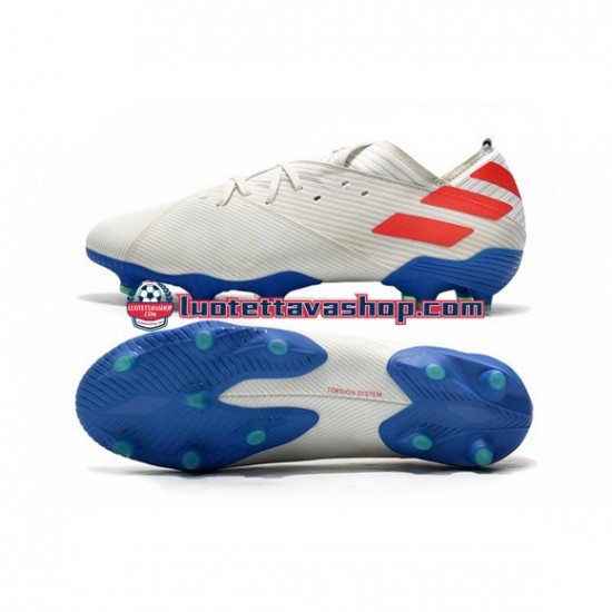 Adidas Nemeziz9.1 FG Punainen Sininen Valkoinen Jalkapallokengät