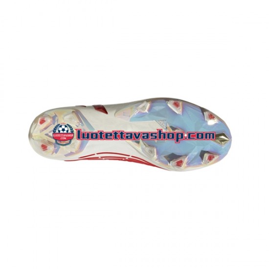 Adidas Predator EDGE FG Showdown Punainen Kulta Valkoinen Jalkapallokengät