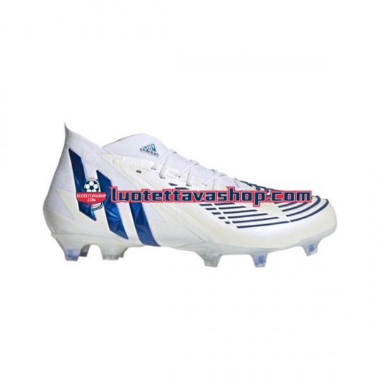 Adidas Predator EDGE.1 FG Diamond Edge Sininen Valkoinen Jalkapallokengät